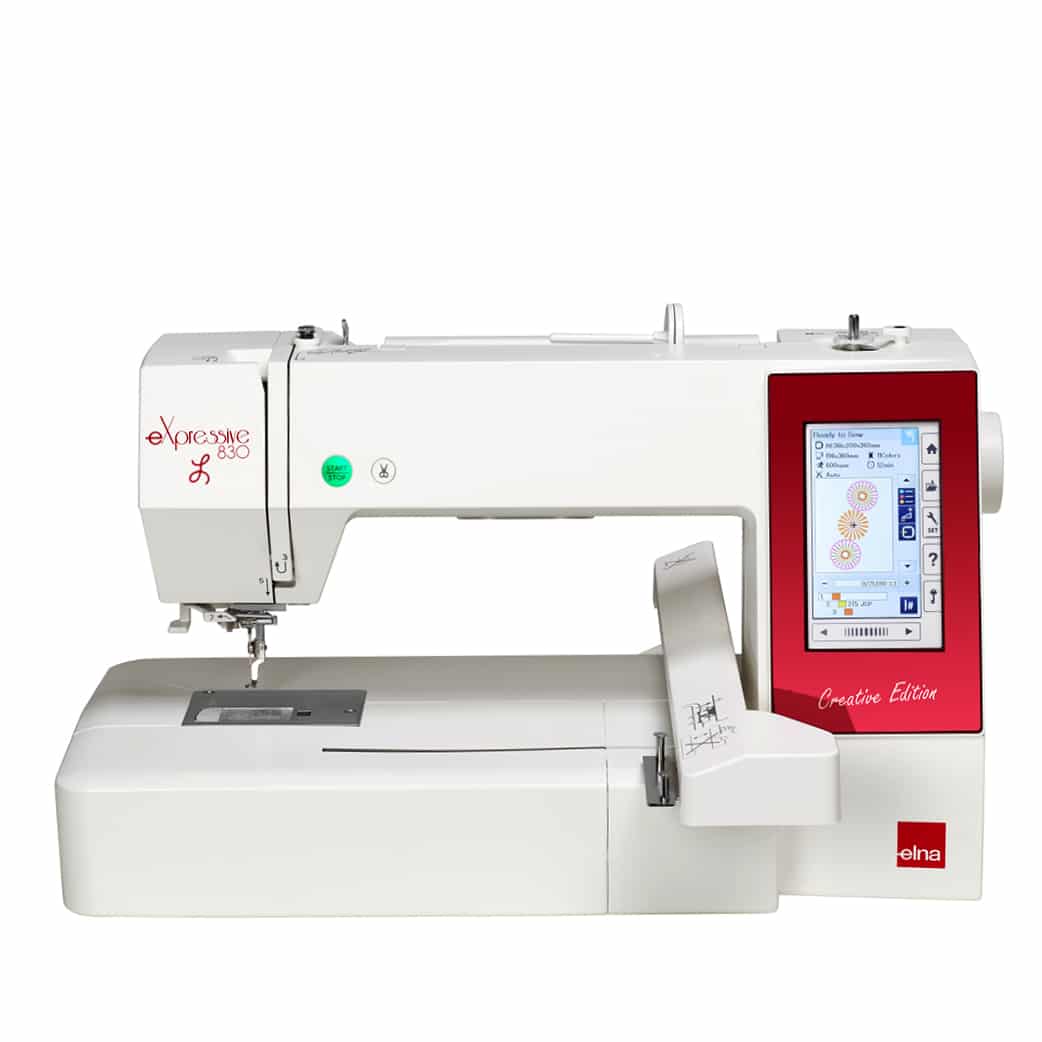 elna eXpressive 830L Creative Edition Computerized Embroidery Machine