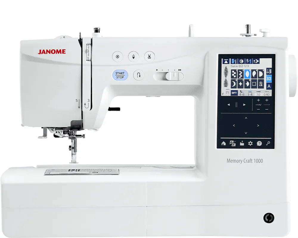 Janome Memory Craft 1000 Computerized Sewing and Embroidery Machine