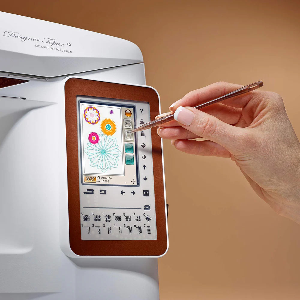 HUSQVARNA® VIKING® DESIGNER TOPAZ™ 40 Sewing & Embroidery Machine