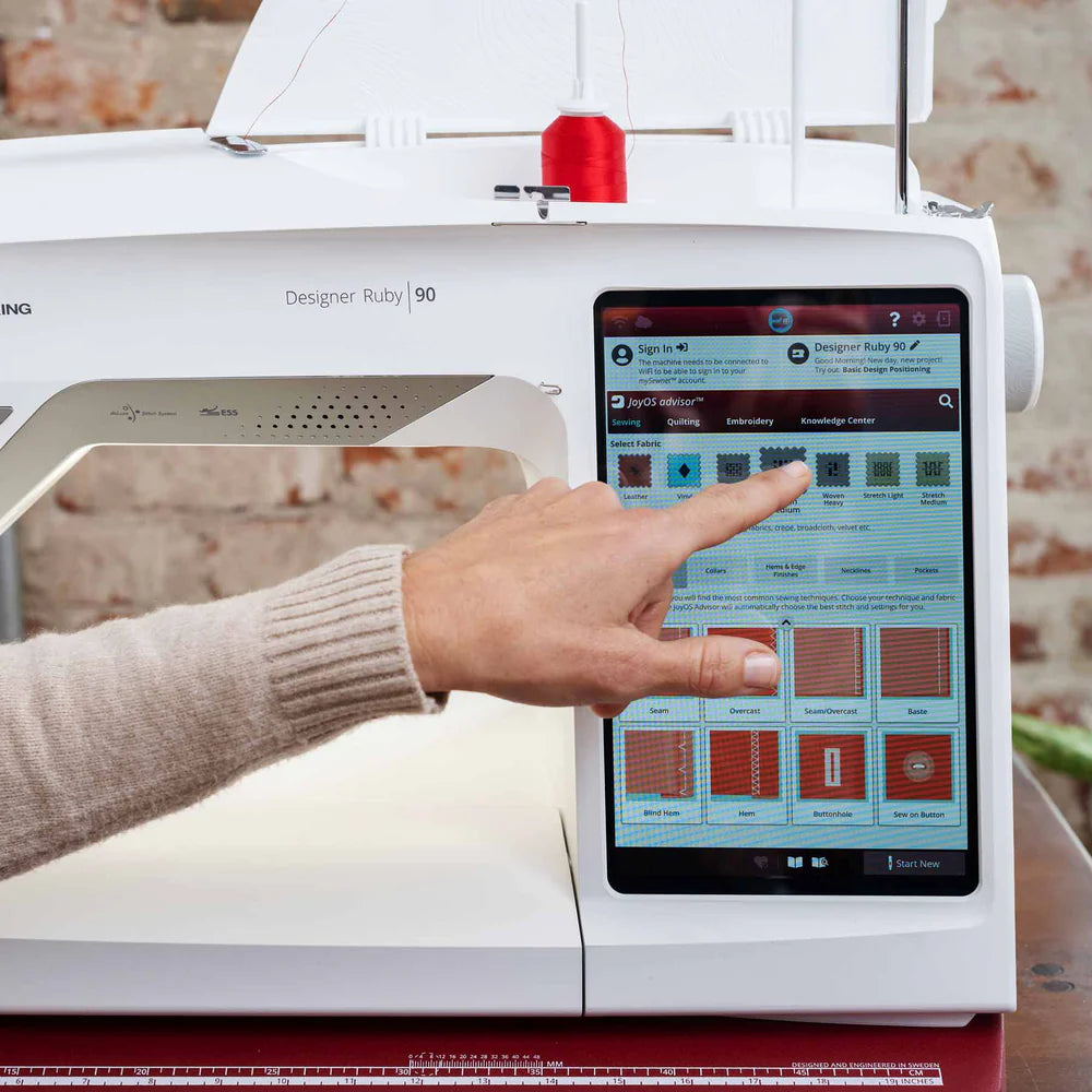 HUSQVARNA® VIKING® DESIGNER RUBY™ 90 Sewing & Embroidery Machine