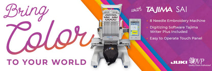 JUKI Tajima Sai 8 Needle Embroidery Commercial Machine