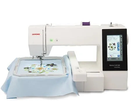 Janome Memory Craft 500E Limited Edition Embroidery Machine
