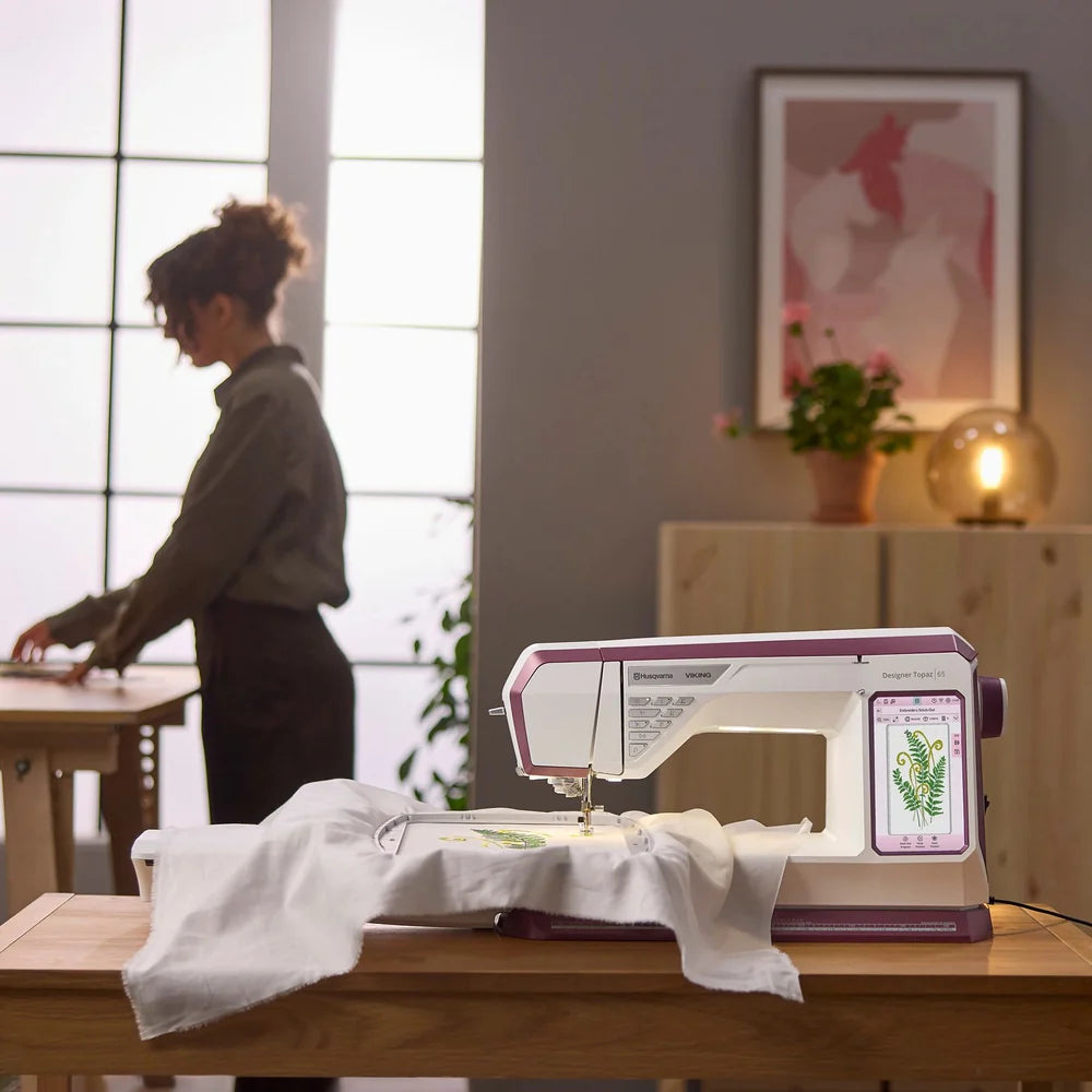 HUSQVARNA® VIKING® DESIGNER TOPAZ™ 65 Sewing & Embroidery Machine