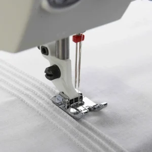 HV 5 Groove Pin Tuck Foot With Raised Seam Plate