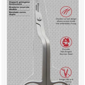 HV 6in-15.2cm Double Curved Embroidery Scissor