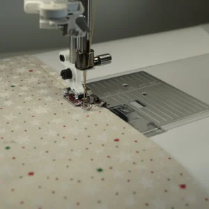 HV Clear Adjustable 1/4 Inch Piecing Foot with Guide