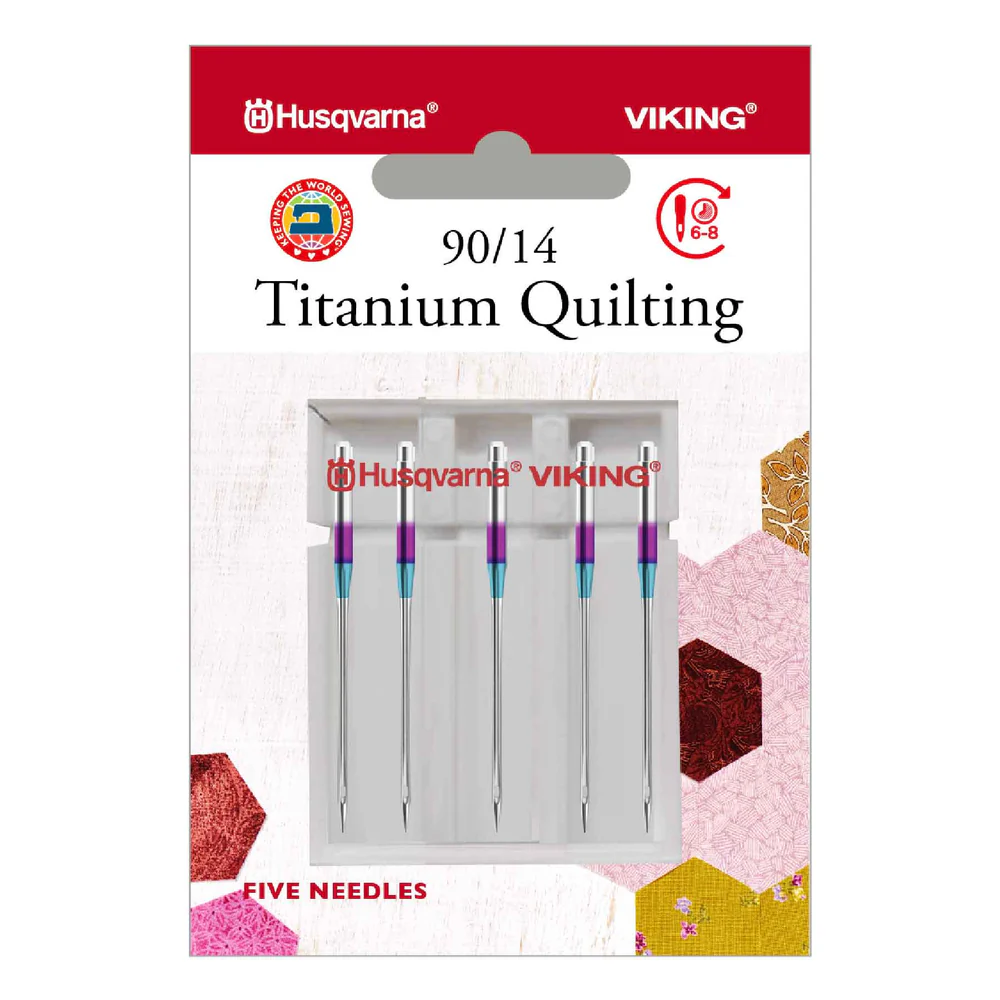 HV Quilting Titanium Size 90-14 5-pack