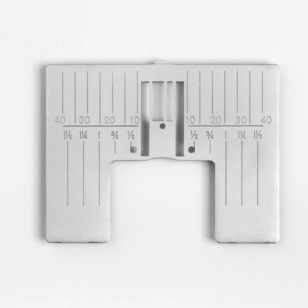 HV Straight Stitch Needle Plate With Inch Markings