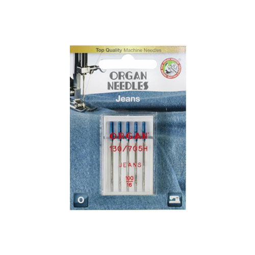 Organ Jeans Needles 100/16 5 pk