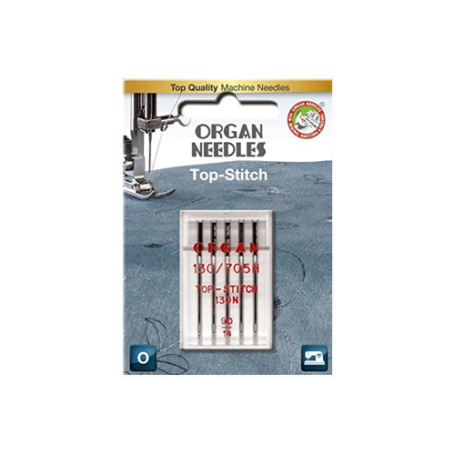 Organ Top Stitch Needles 90/14 5 pk