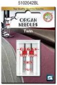 Organ Twin 2.0 70/10 Needles 2 pk