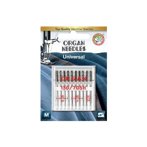 Organ Universal Needles Assorted 10 pk
